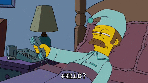 late evening call GIF