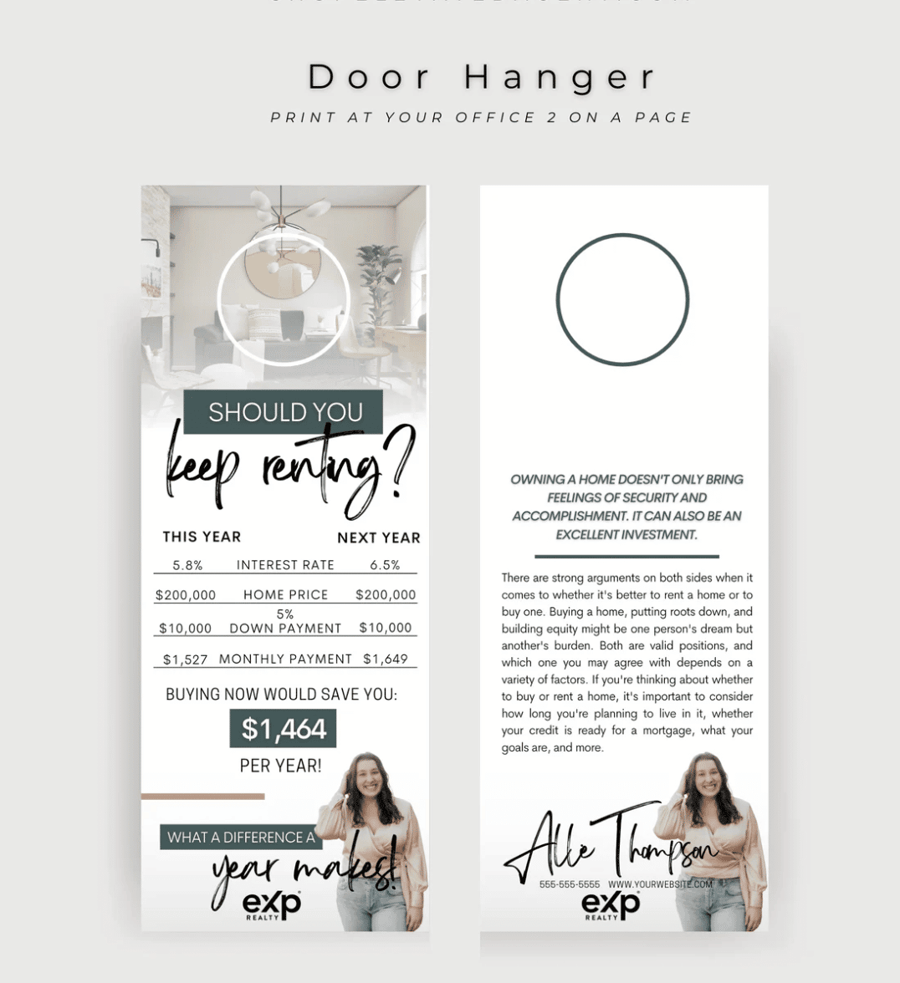 21 Fun Real Estate Door Hanger Ideas to Inspire You