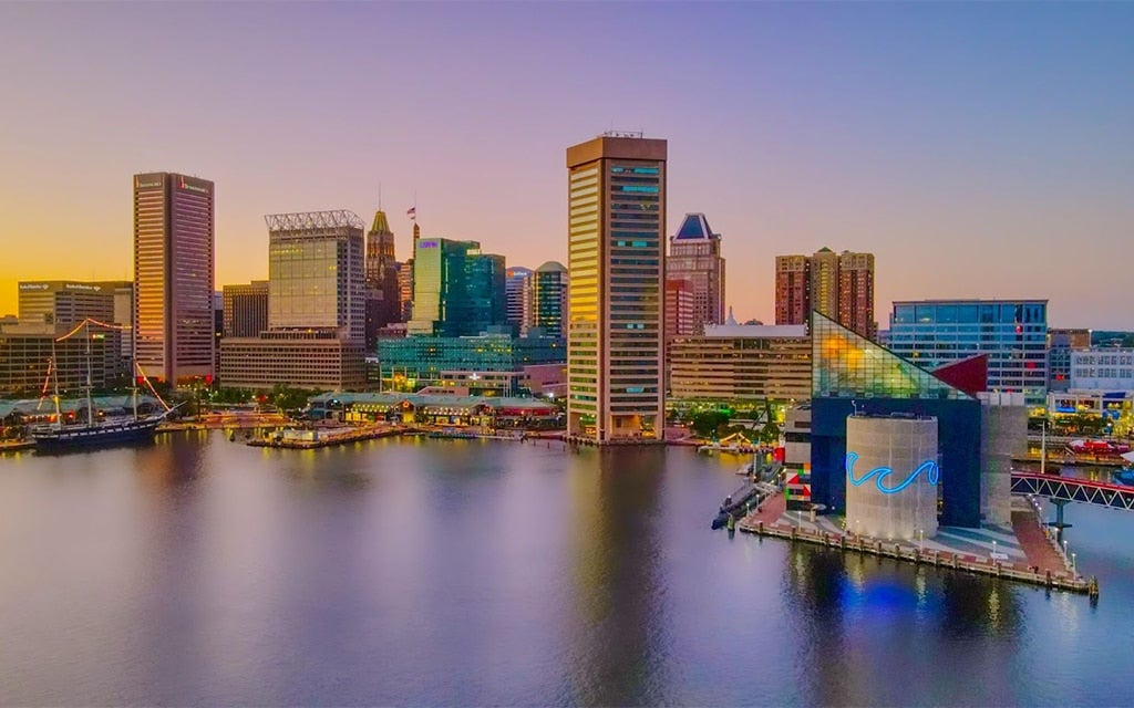 Baltimore's Inner Harbor, Maryland