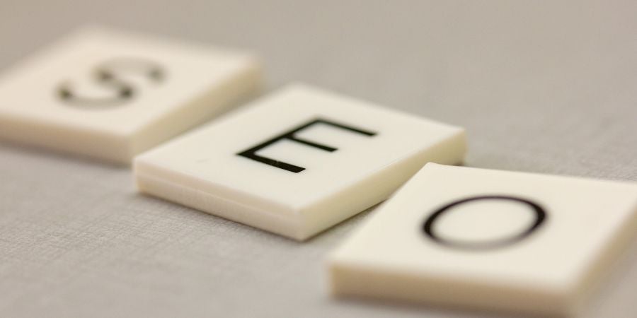 SEO scrabble letter blocks