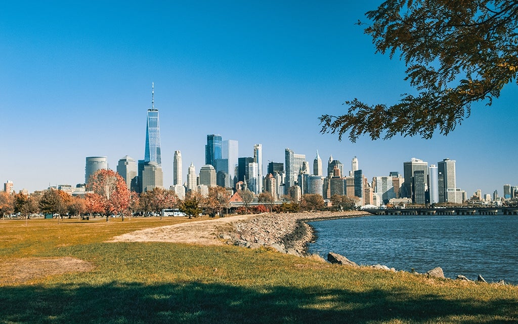 Liberty State Park in Jersey City, NJ, USA