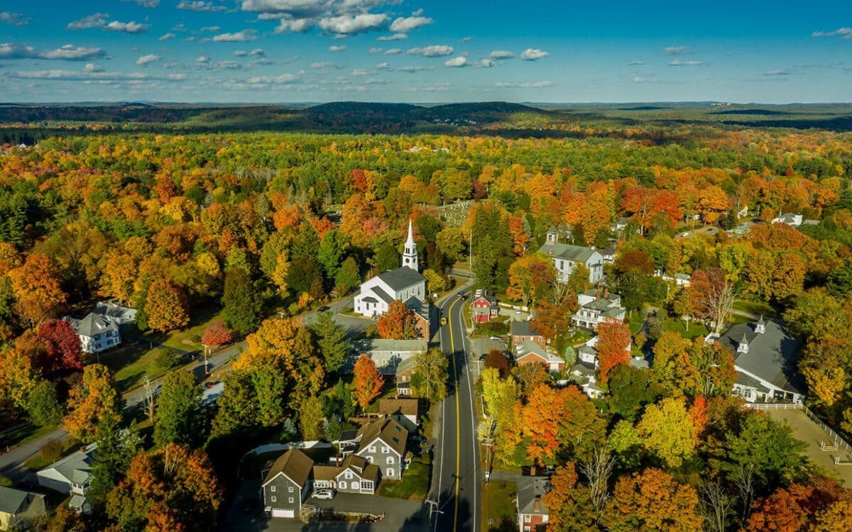 Autumn in Pepperell, Massachusetts