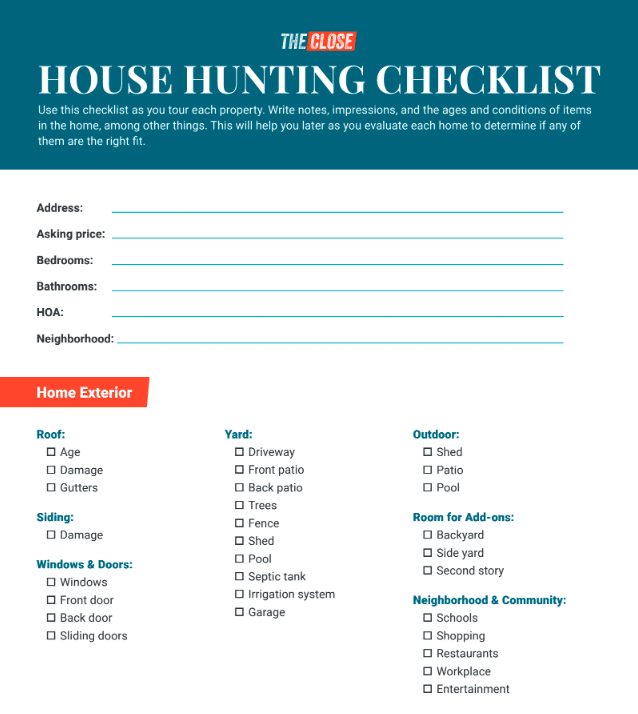 The Ultimate House Hunting Checklist for Your Clients the-ultimate-house-hunting-checklist-for-your-clients