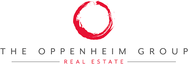 Logo with company name in grey and red circular symbol