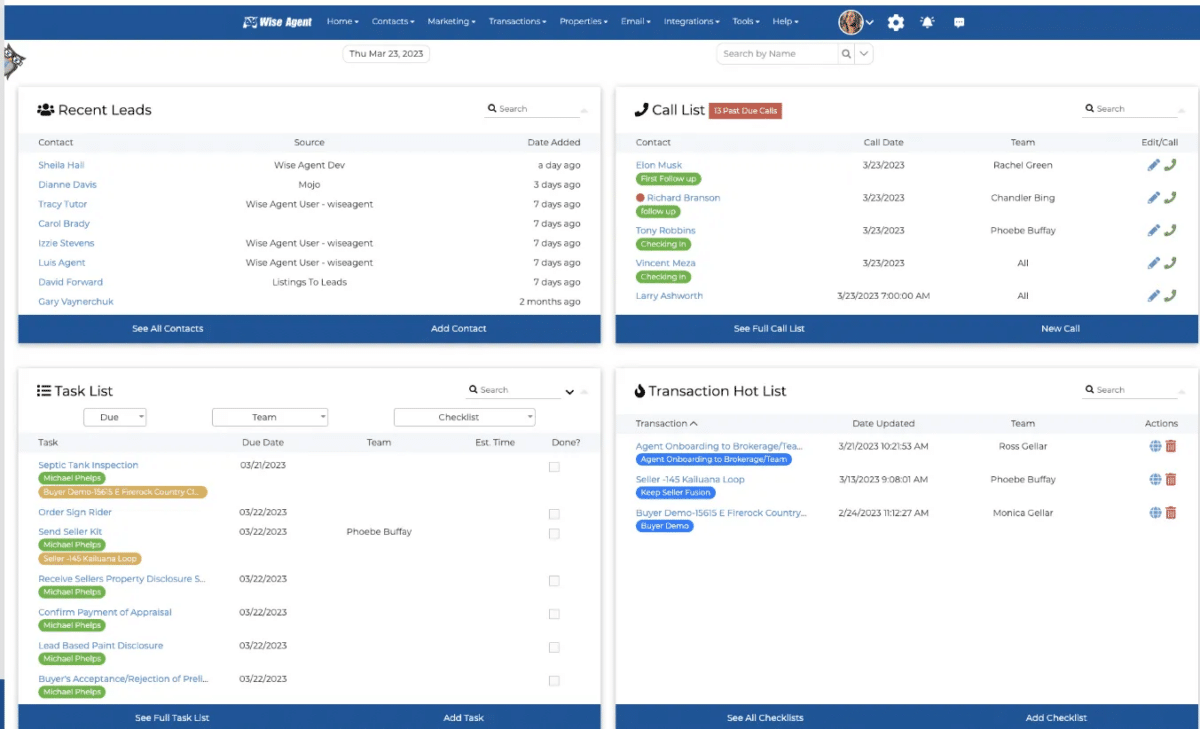 Wise Agent User Interface