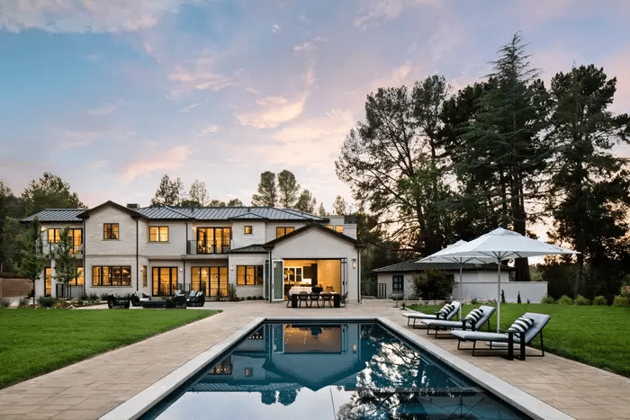 A huge property in Atherton with a pool