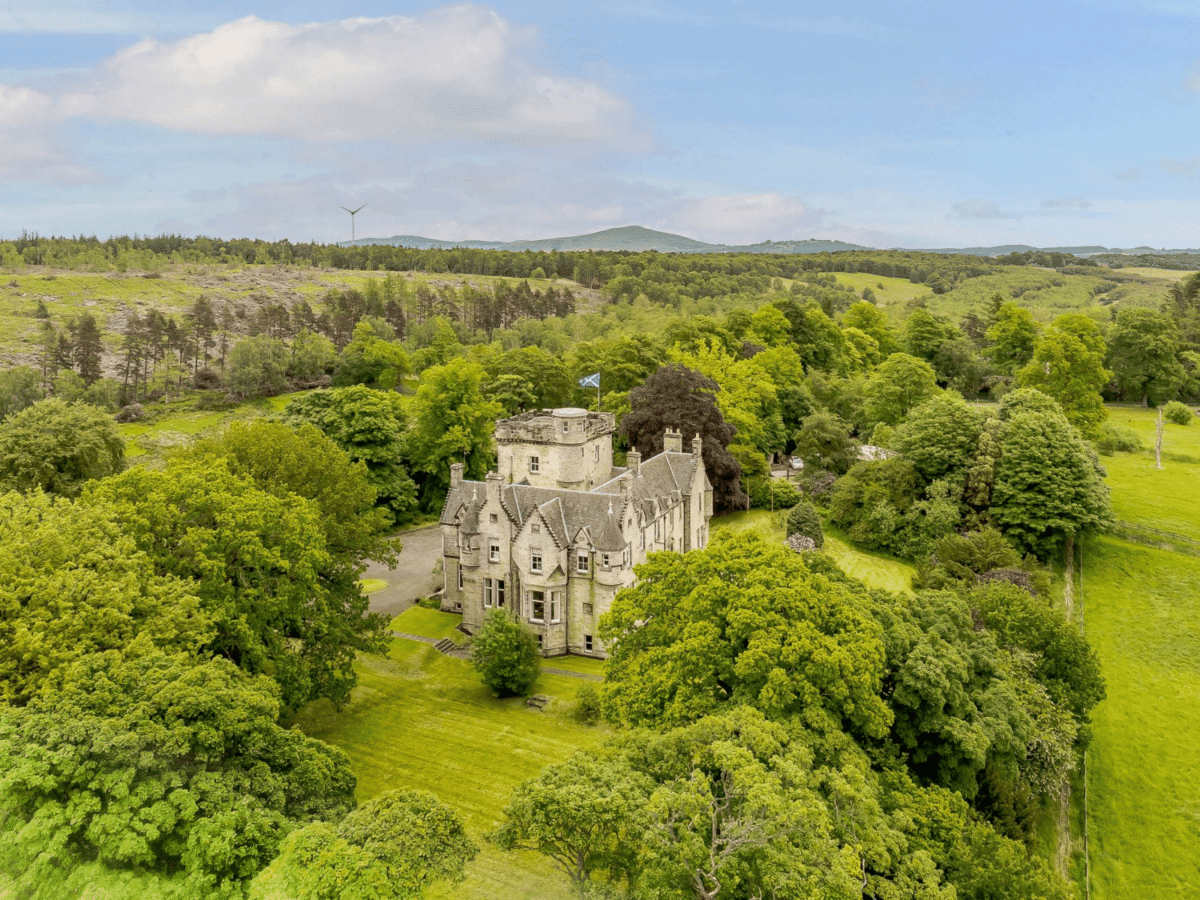 A castle in Alloa, Scotland