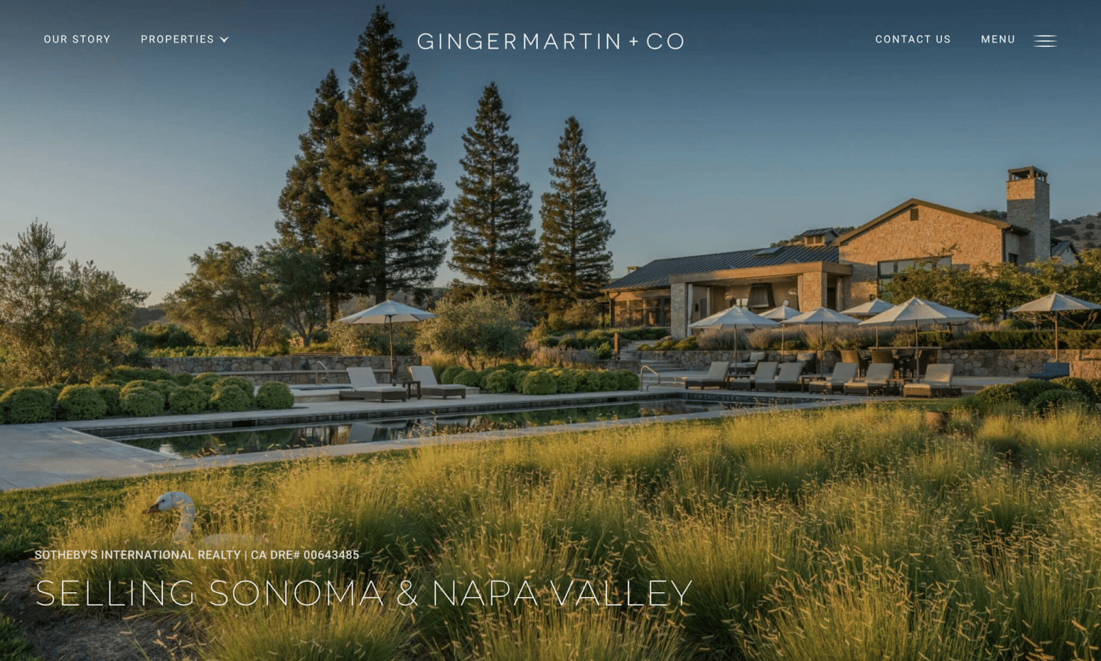 Luxury Presence website example