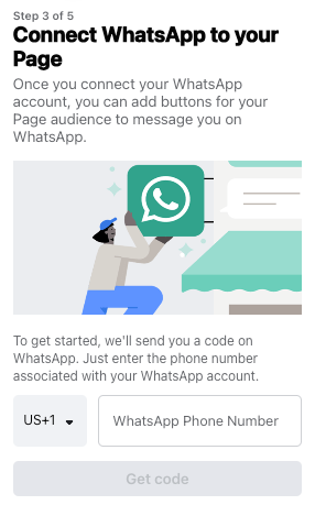 Connect your WhatsApp page to Facebook business page