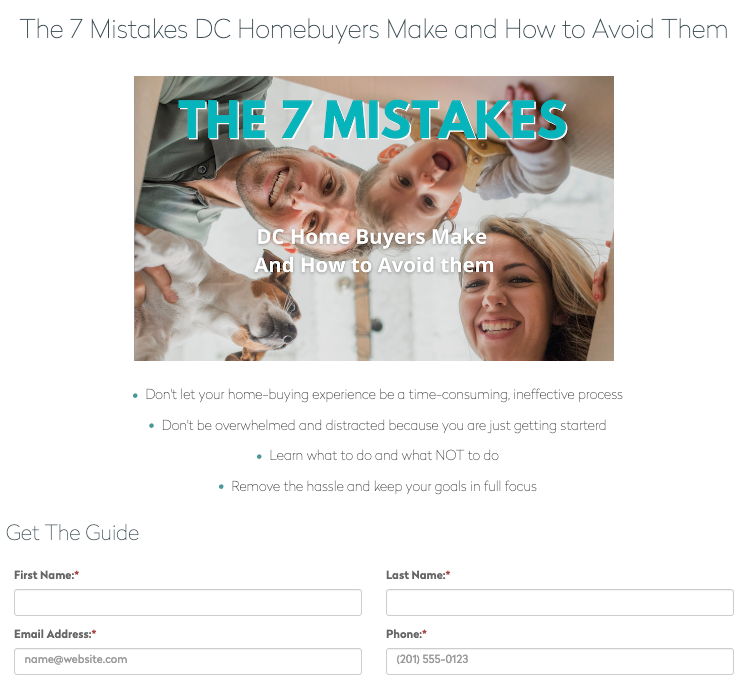 7 mistakes DC homebuyers make by Donna Kerr Group