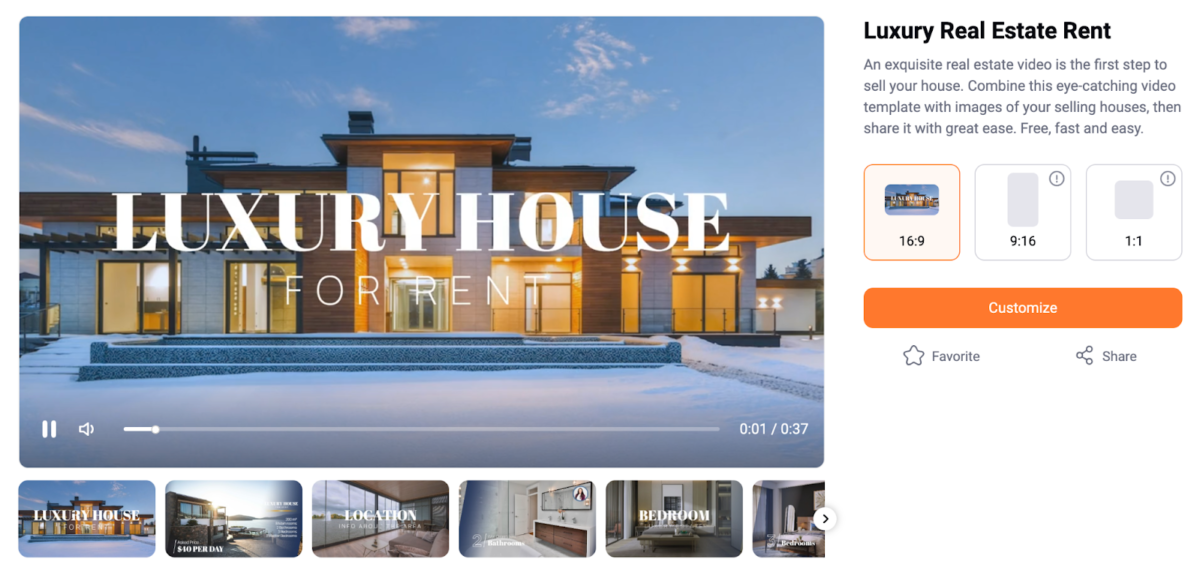 lexClip’s customizable luxury real estate template 