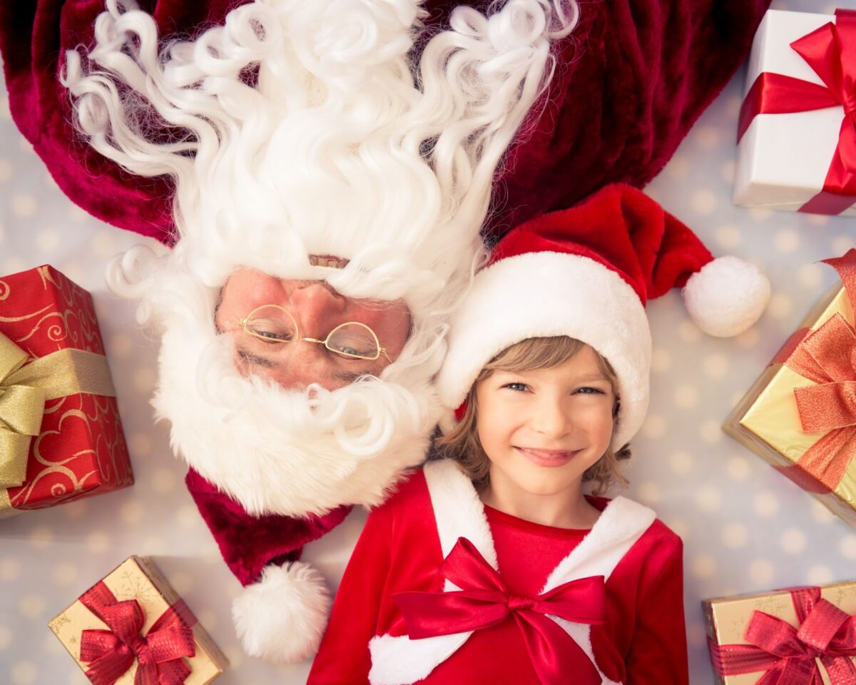 Child with Santa Claus