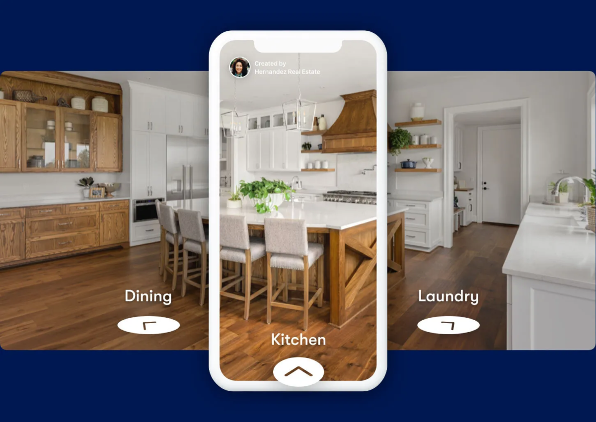 A screenshot of a Zillow home tour