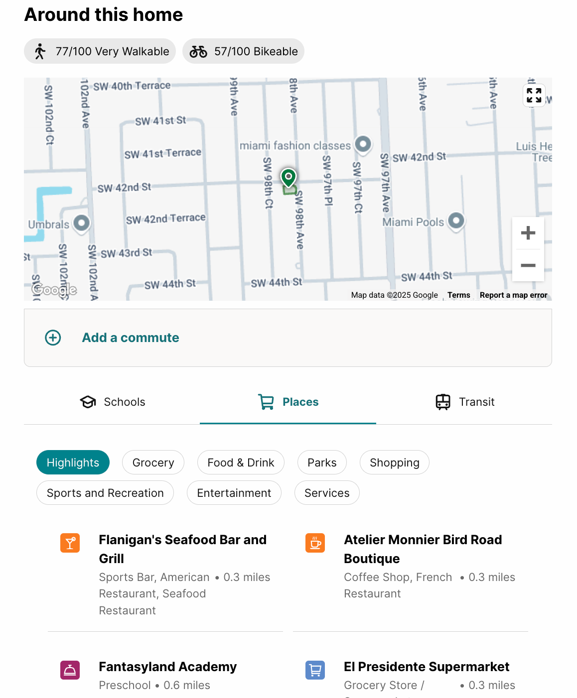 Redfin neighborhood details