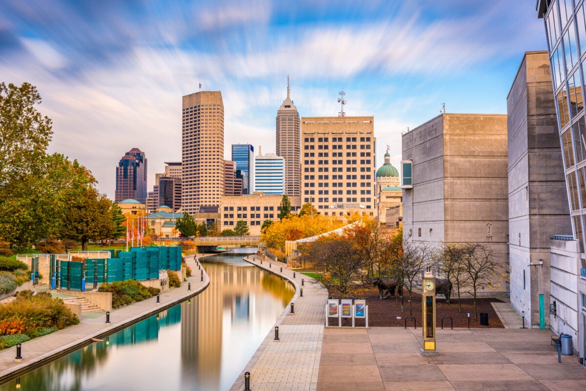 Indianapolis, Indiana, USA Skyline