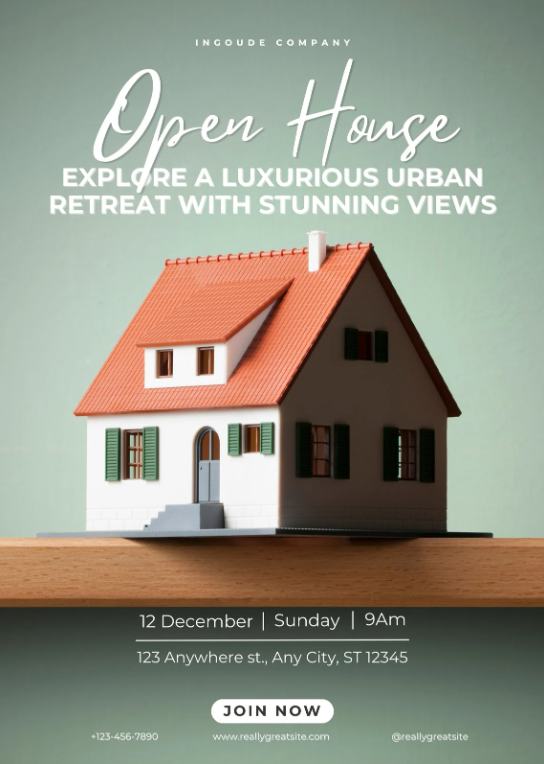 Open house flyer template Open house flyer template