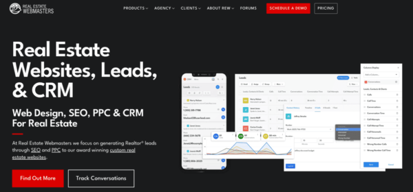 Real Estate Webmasters' website Real Estate Webmasters' website