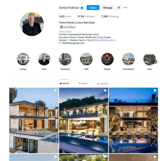 Alt text: Tomer Fridman's Instagram bio Alt text: Tomer Fridman's Instagram bio