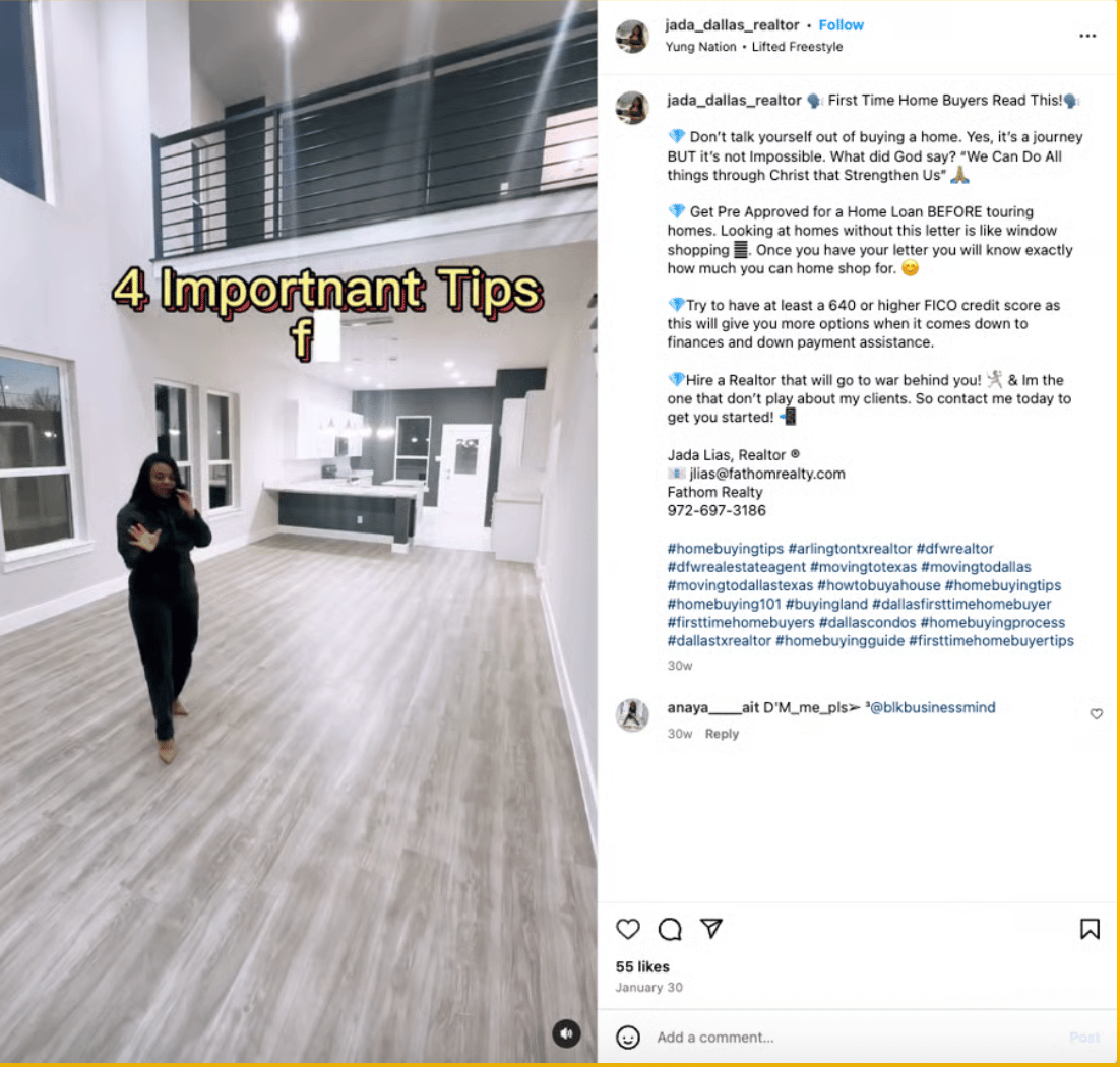 Real estate tips video
