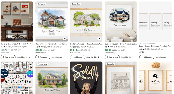 Purchase custom gifts for clients (Source: Etsy)