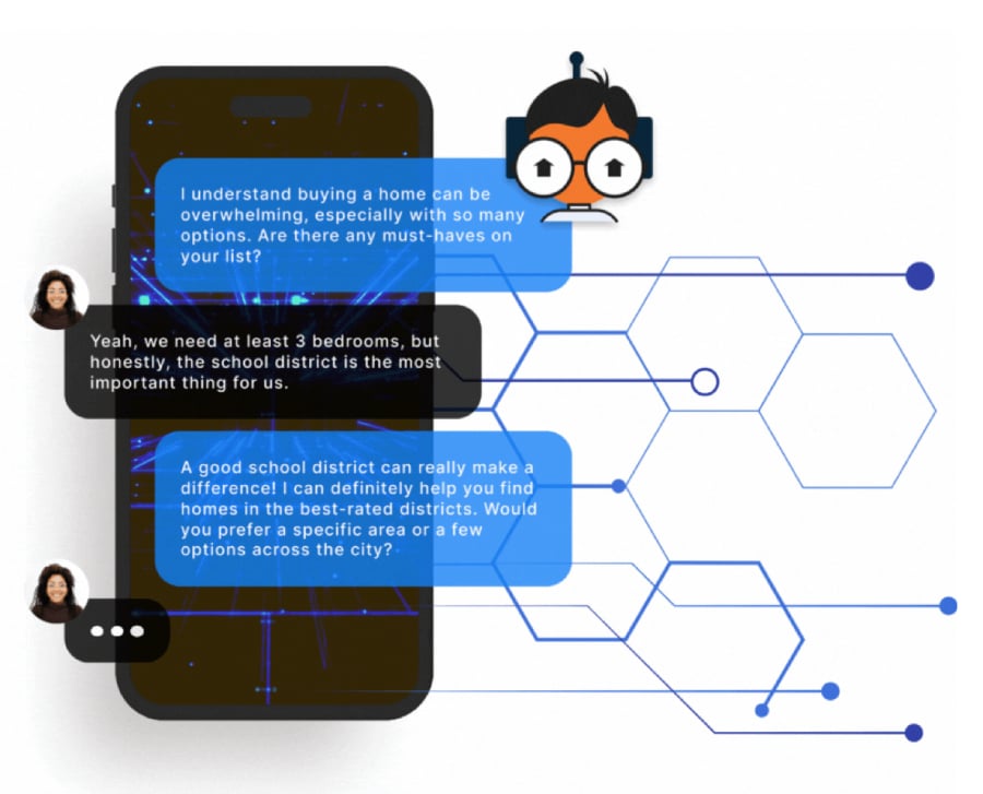 Real Geeks' Geek AI Robin feature.