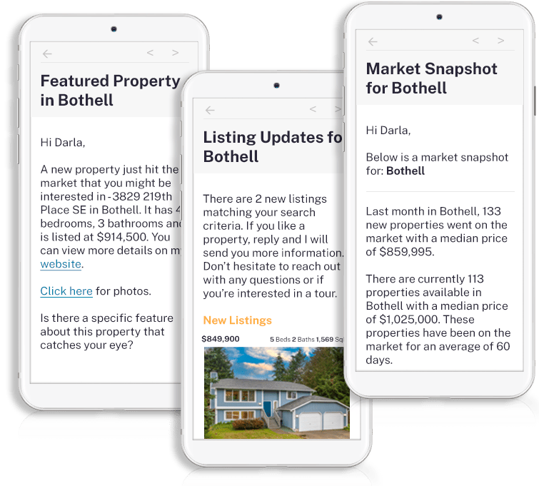 Sample Zurple email and SMS.