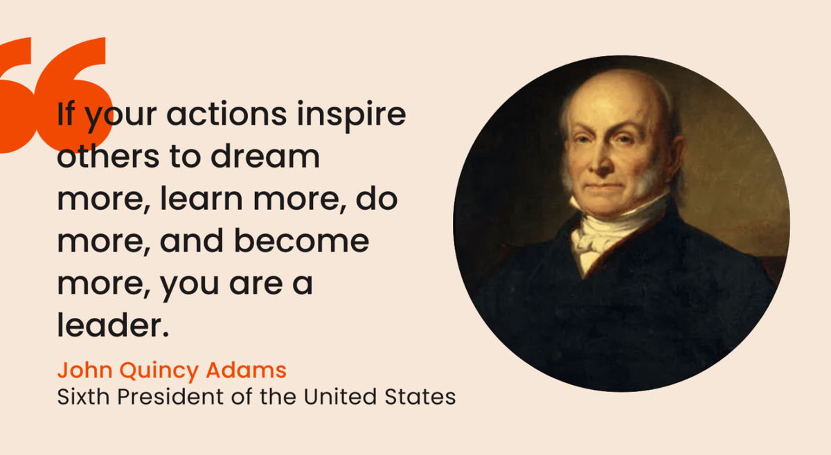 A quote from John Quincy Adams