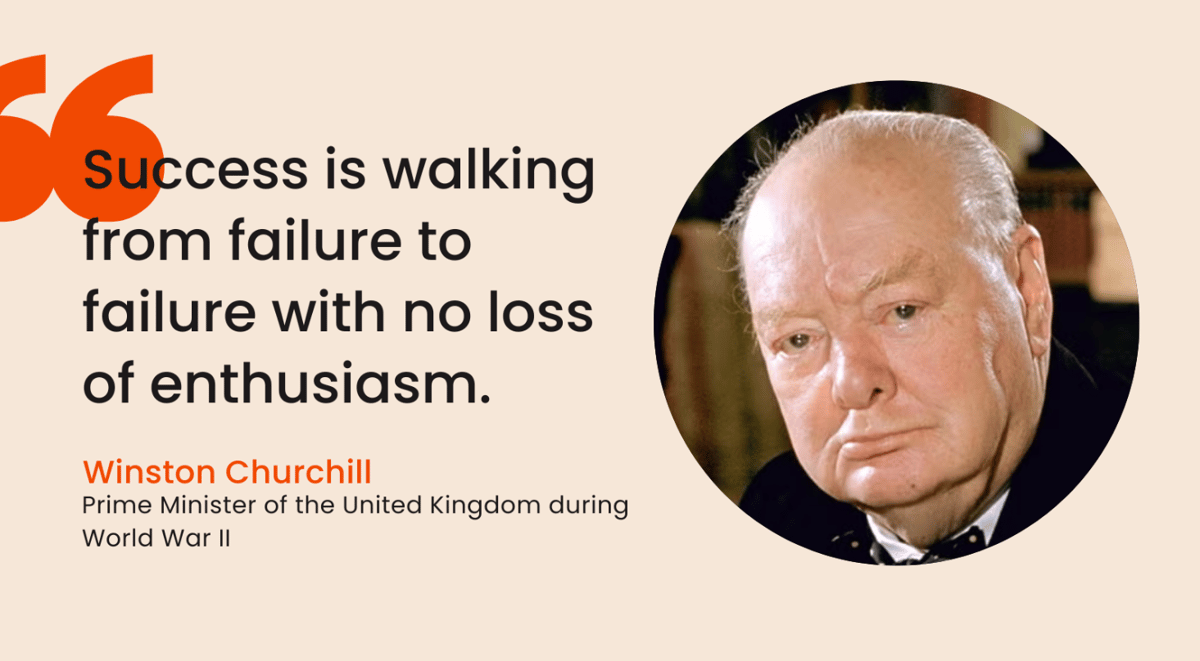 A quote from Winston Churchill