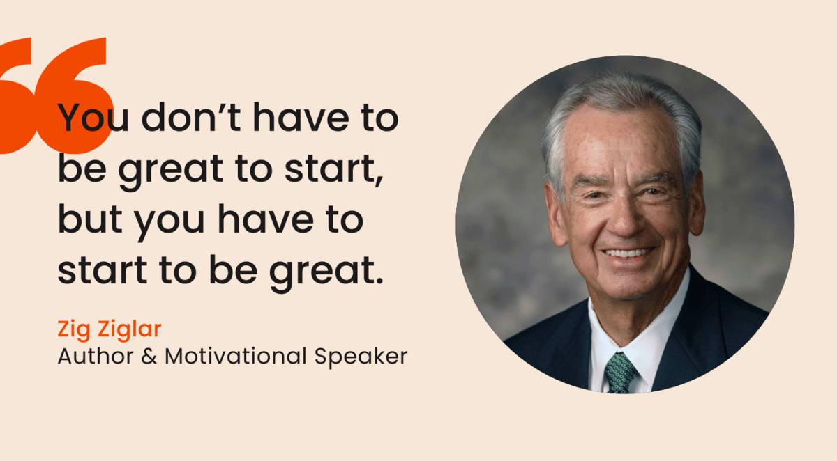 A quote from Zig Ziglar