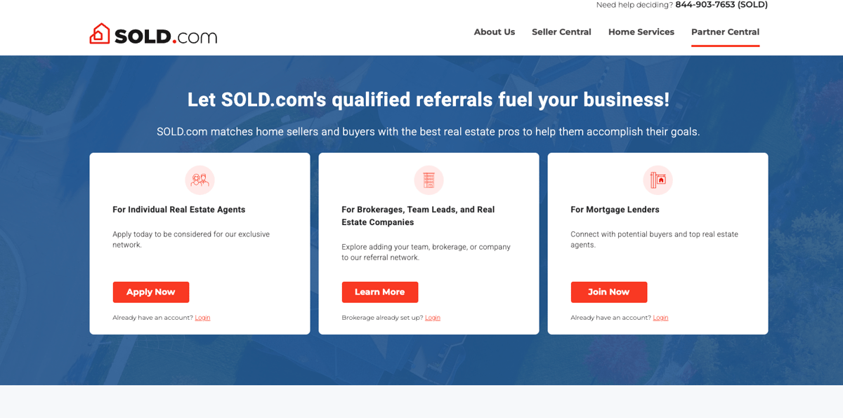 SOLD.com’s website
